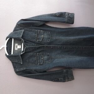 Old Navy Demin Women Dress. Size 1. Measure In Descrption